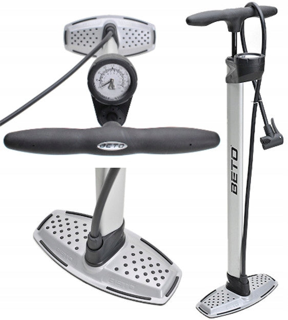 Stationary Floor Pump BETO ALUMINIUM CMP-100AG1 + PRESSURE GAUGE