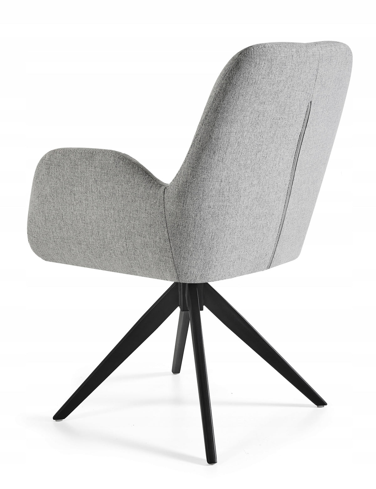 Stationary chair with swivel seat BRAVA LF11 J. GREY fabric Brand Unique