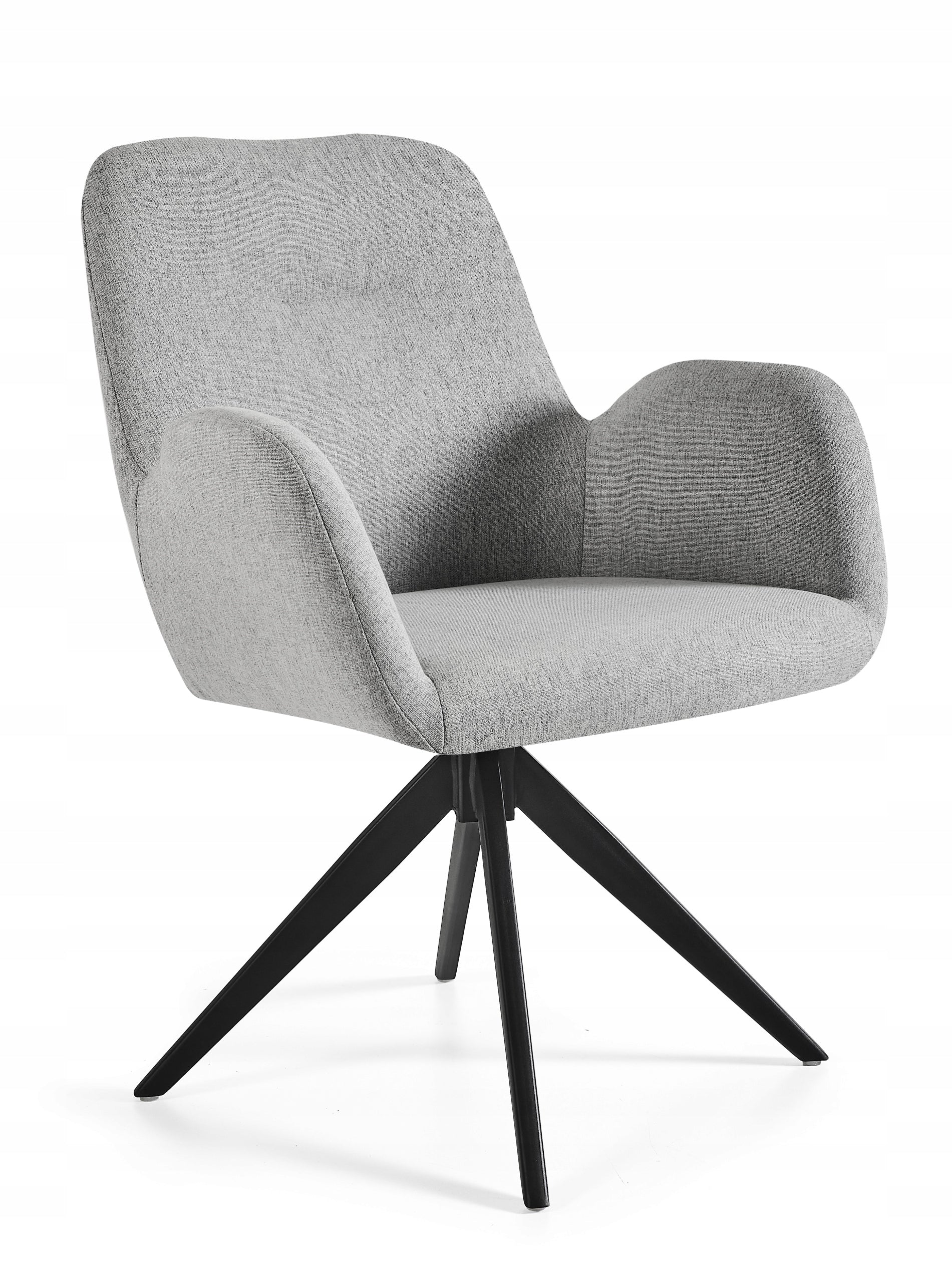 Stationary chair with swivel seat BRAVA LF11 J. GREY fabric