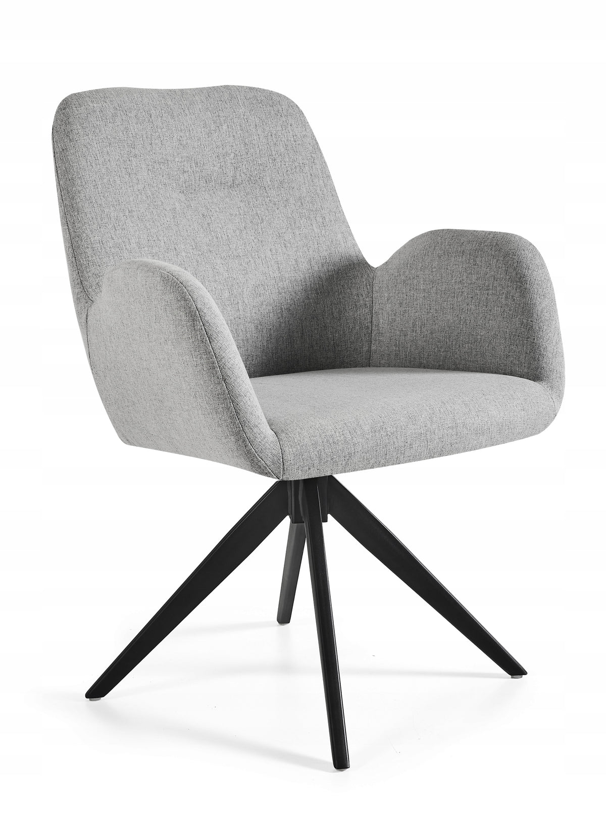 Stationary chair with swivel seat BRAVA LF11 J. GREY fabric