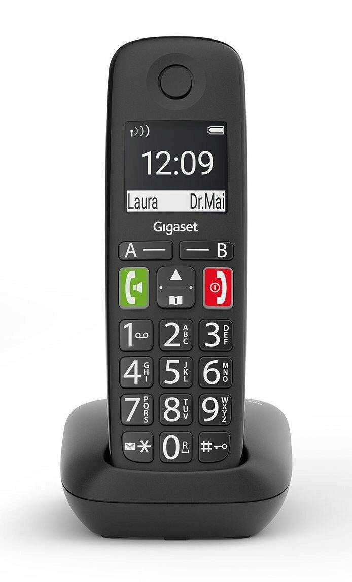Stationary phone GIGASET E290 Black EAN (GTIN) 4250366856308