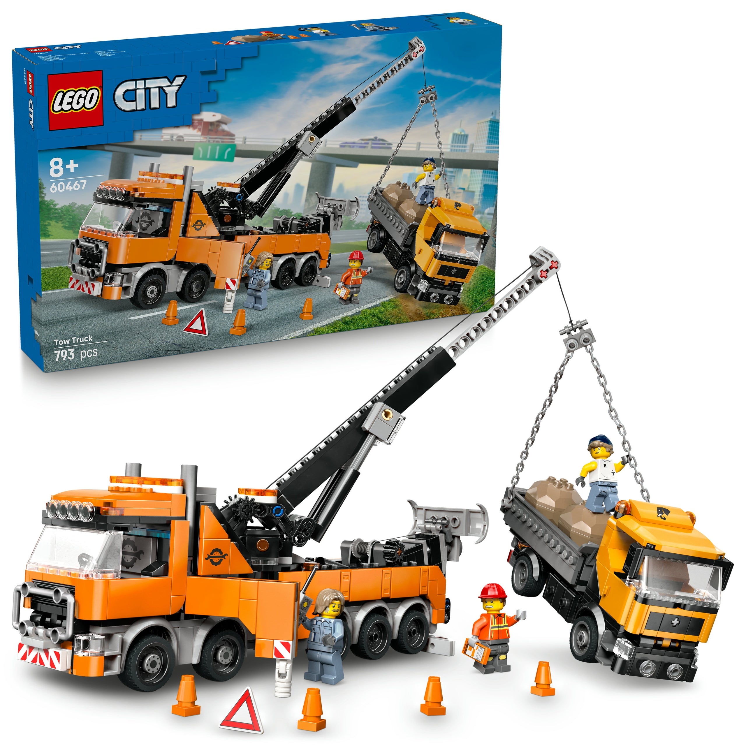 Stavebnice Lego 60467 City Odmítací vůz s jeřábem Product number 60467