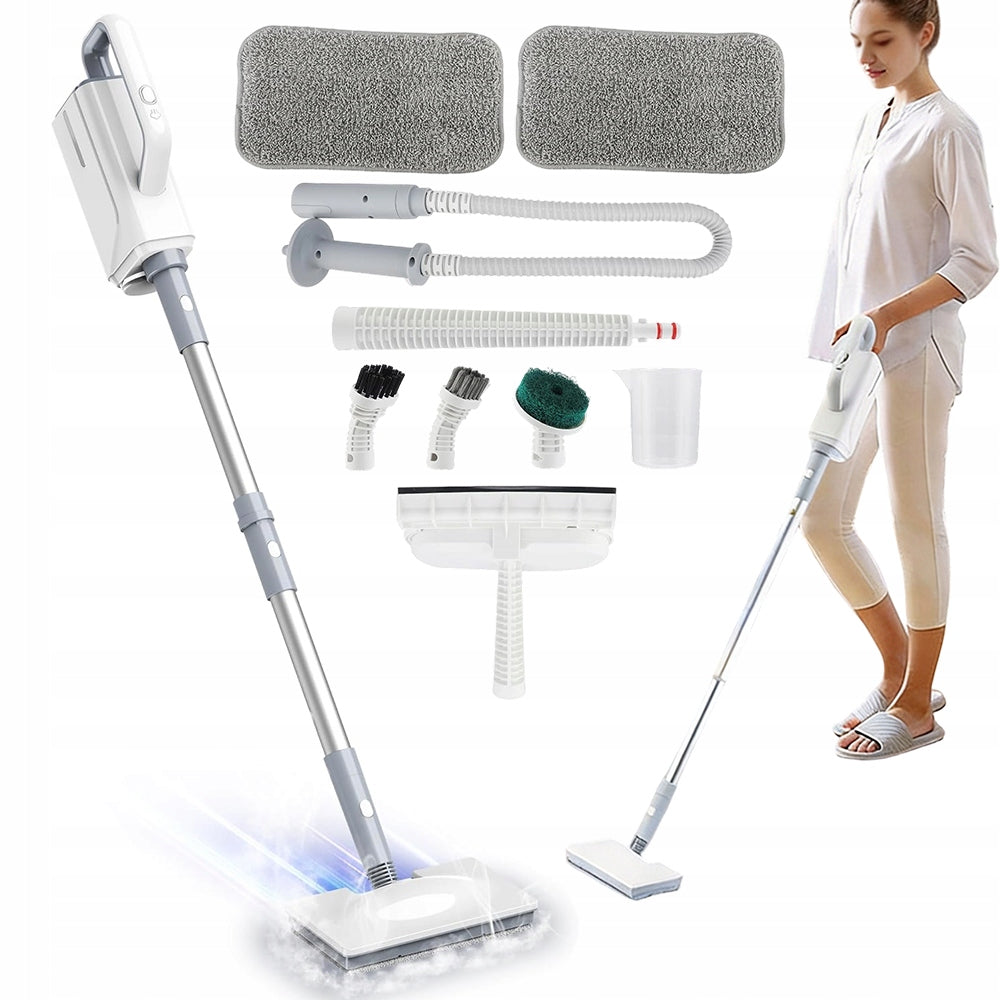 Steam Cleaner 2in1 Steam Mop 1500w Steamer Cleaning Kit Strong 110°C