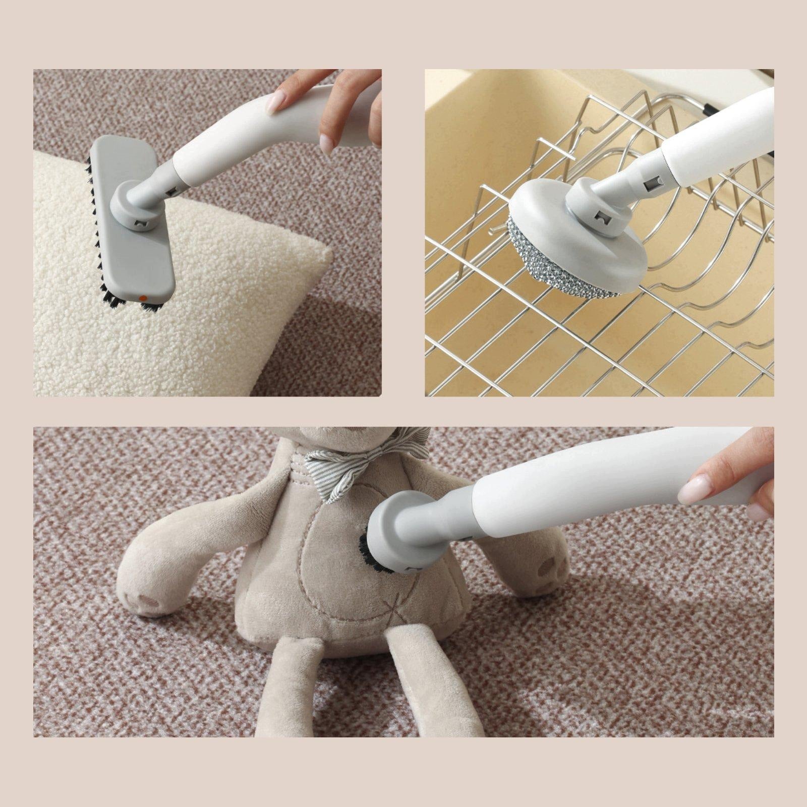 Steam Cleaner 850ml Water Tank Multipurpose Comfortable with Brush Heads Brand no brand