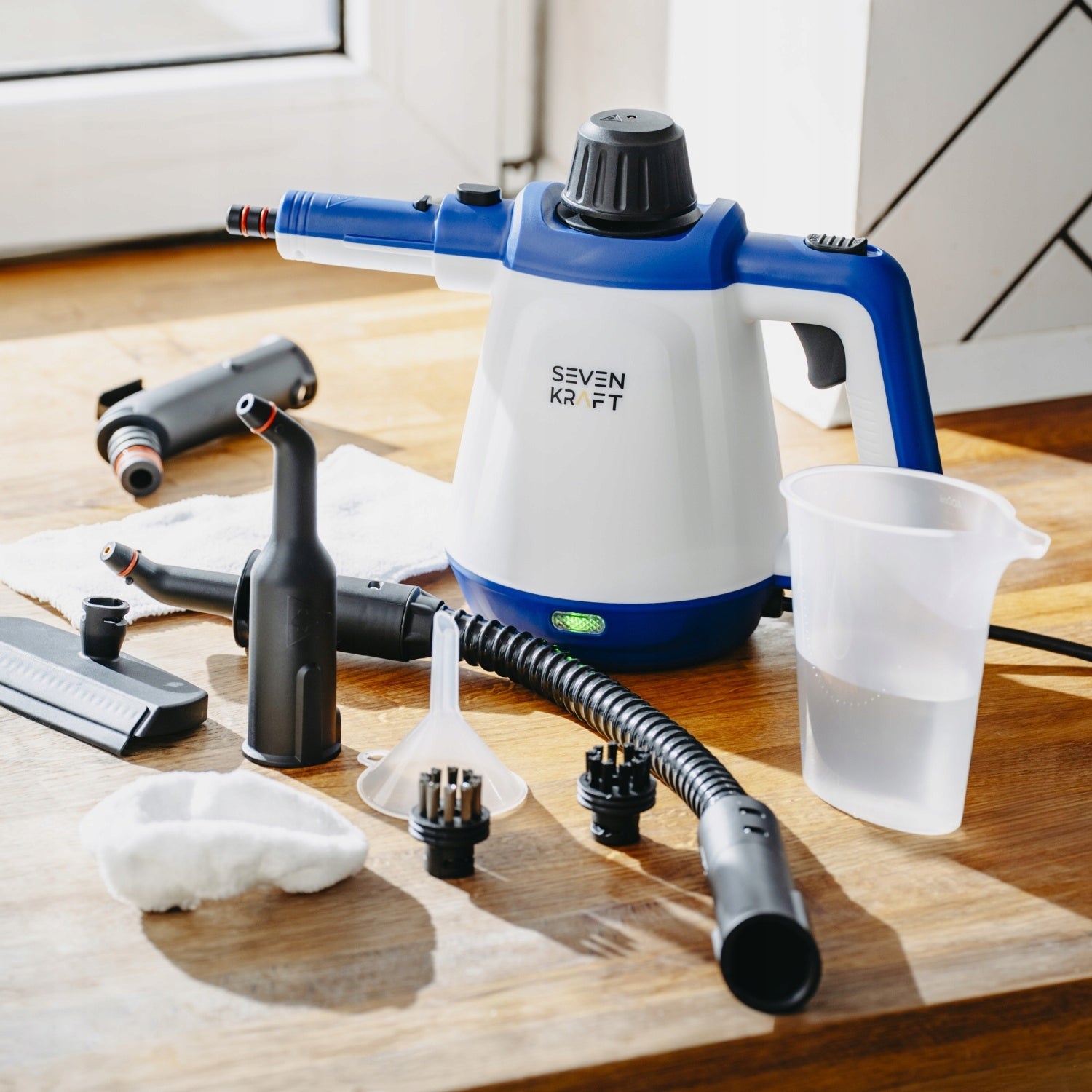 Steam Cleaner Steamer 2000W Set of 13 Additives 3,5 Bar Model SK7093b