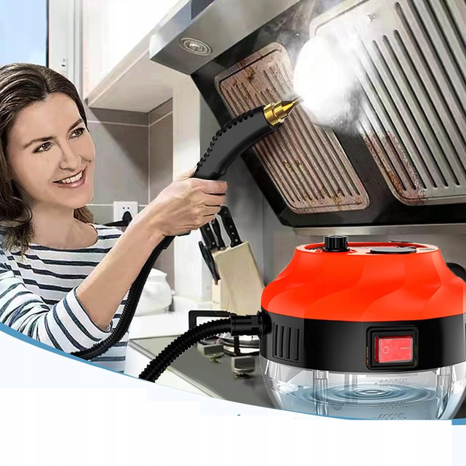 Steam Cleaner Window Cleaner Steamer 2500W 1000ml Manufacturer code 6HG1664EUMD