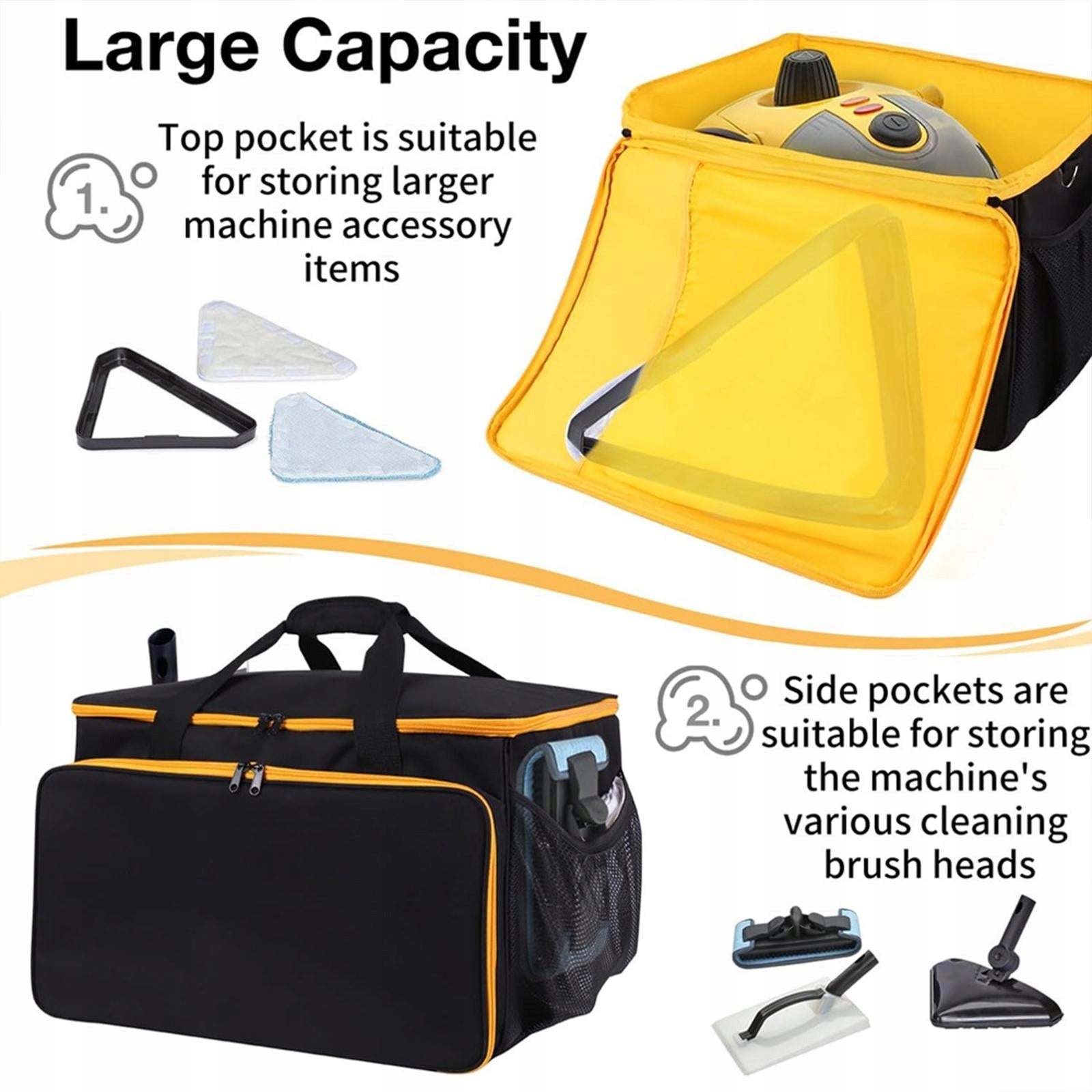 Steam Cleaning Machine Carry Bag Lightweight Versatile Protective Cover Brand no brand