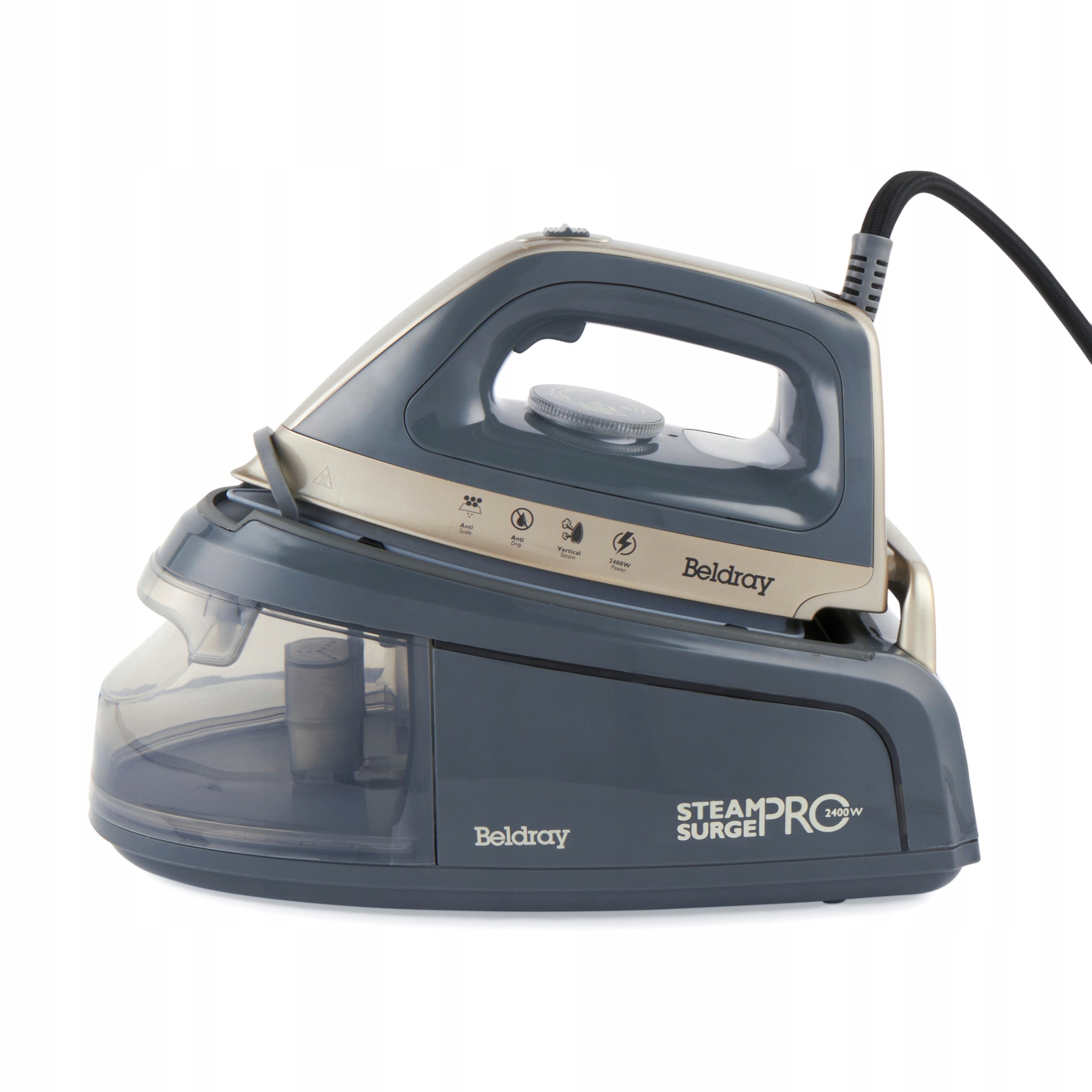 Steam Generator Iron Beldray Pro 2400W Titanium Station 1,2L Anti-Calc 2 m