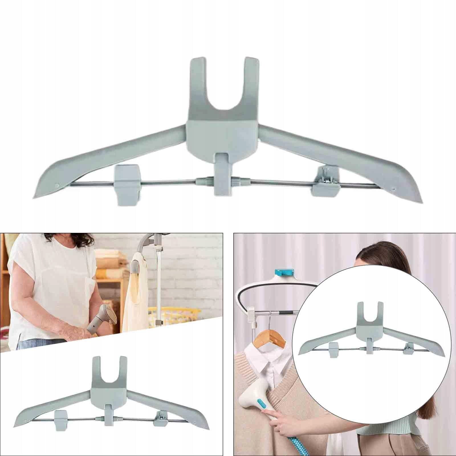 Steam Ironing Bracket Foldable Portable Keeps Garment Parallel Simple Gray