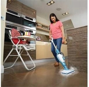 Steam Mop Black&Decker 9 in 1 FSMH1351SM Dominant color blue