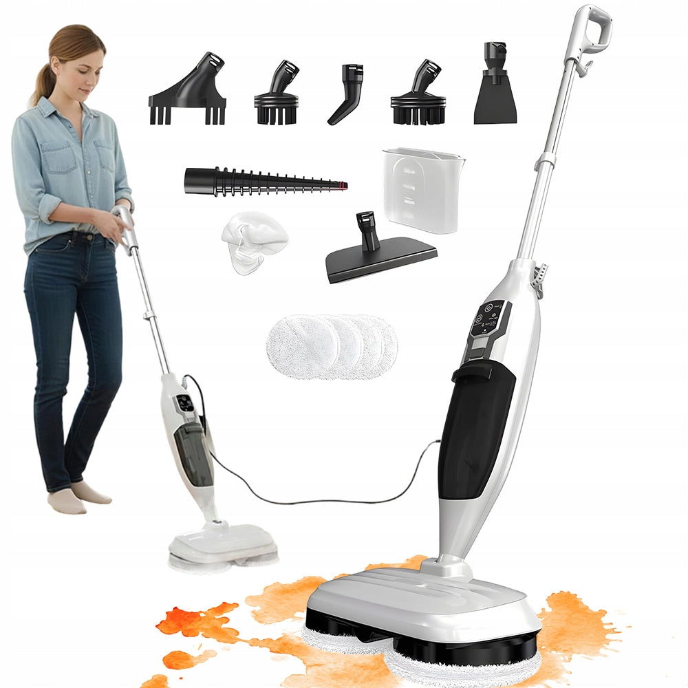 Steam Mop For Sofa And Armchairs 1300W Manual With Detachable Tank 550ml