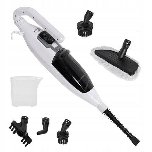 Steam Mop Rotary AD 7052 3 Power Steam 1300W Accessory Set Power supply rechargeable battery