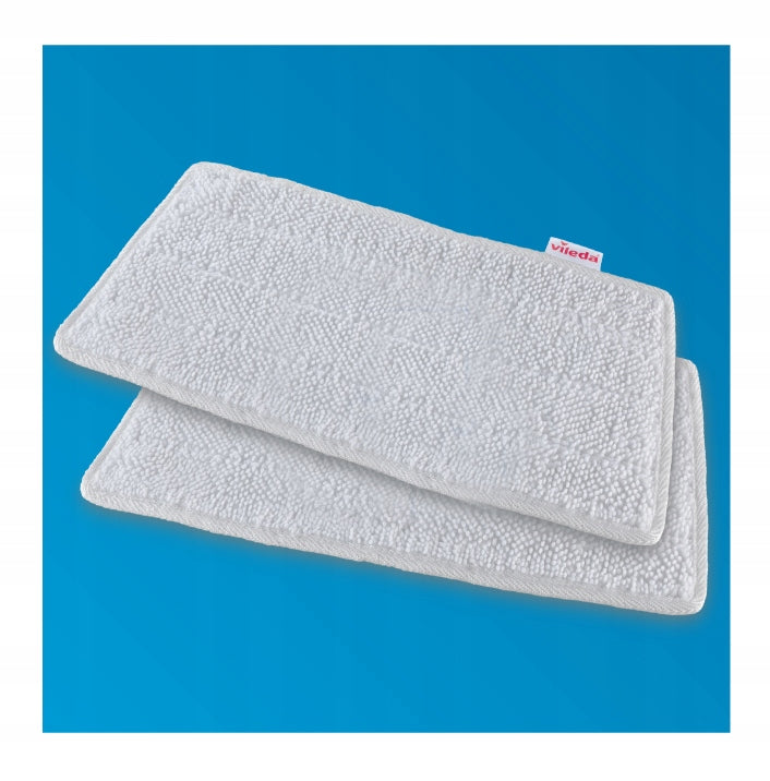 Steam Mop VILEDA Steam Plus XXL -2x Microfiber Cartridge+Carpet Cover Model 2025/10/31