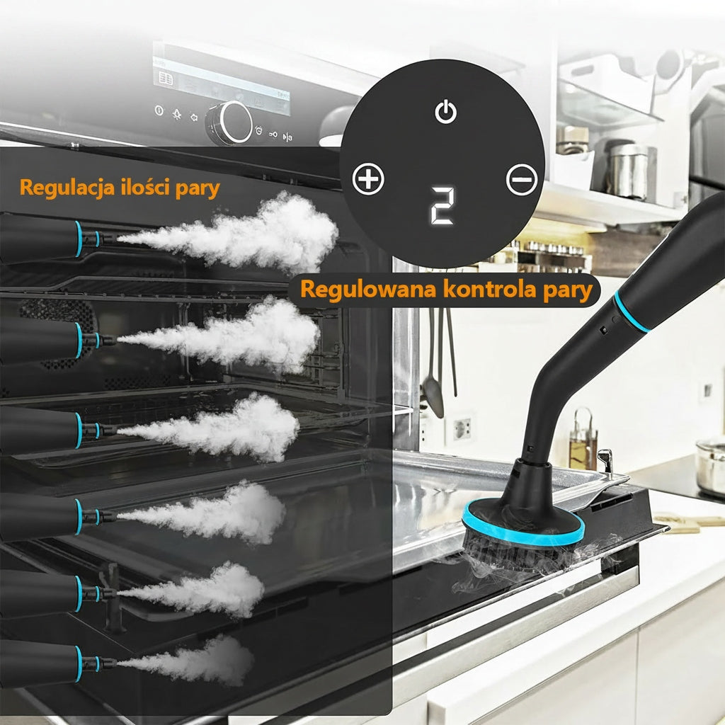 Steam Vacuum Cleaner 2500W Pressure Durable Handheld 10 Sockets Brand YULINLAND