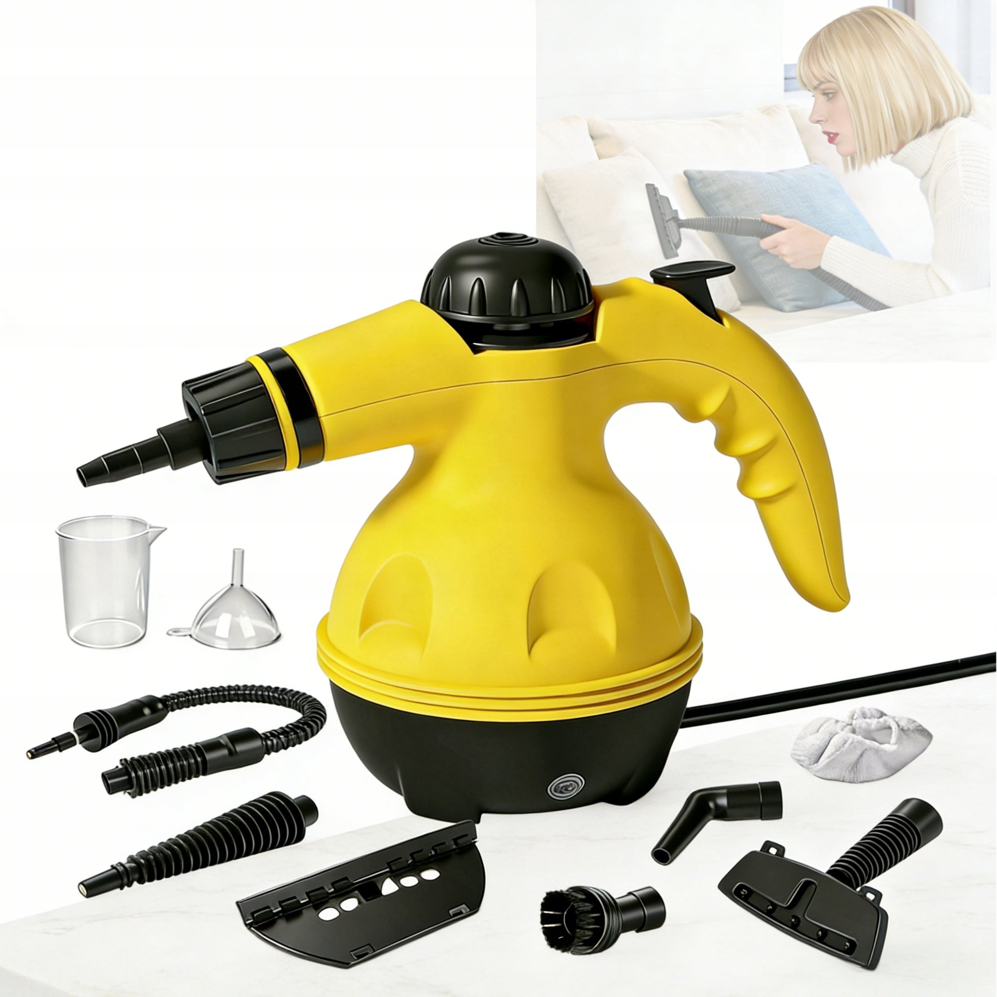 Steam Washer Handheld Steam Mop for Car Grout Window Cleaner for Home
