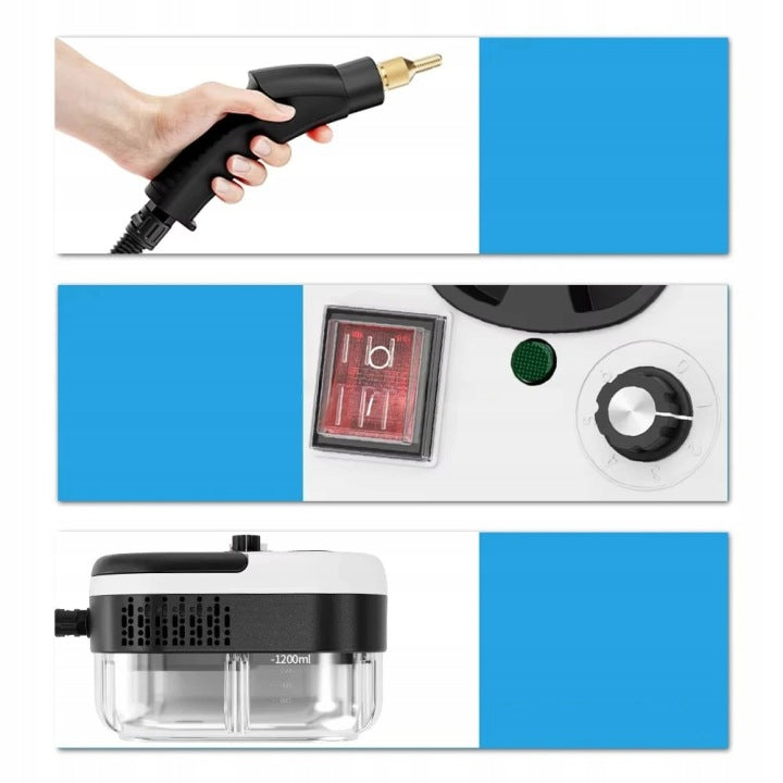 Steam Washer Steam Vacuum Cleaner Steam Mop for Universal Cleaning Power cable length 1.5 m