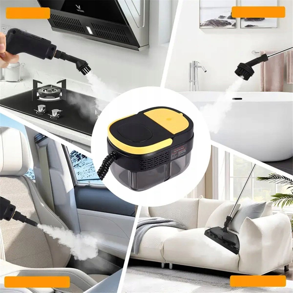 Steam cleaner 2500W with 1600ml tank and 3 degrees steam for cleaning Power 2500 W