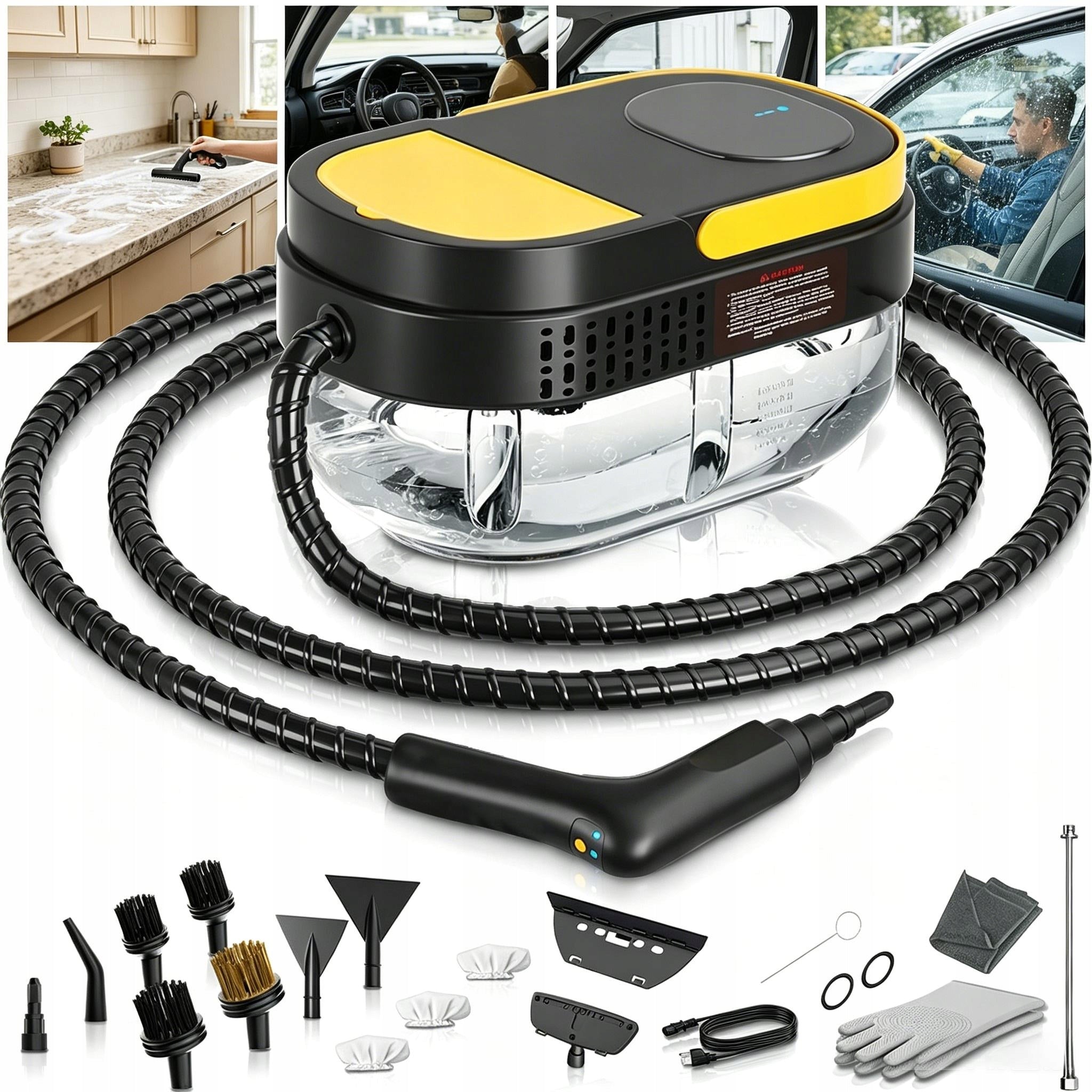 Steam cleaner steamer cleaning mop device for cleaning 2500w