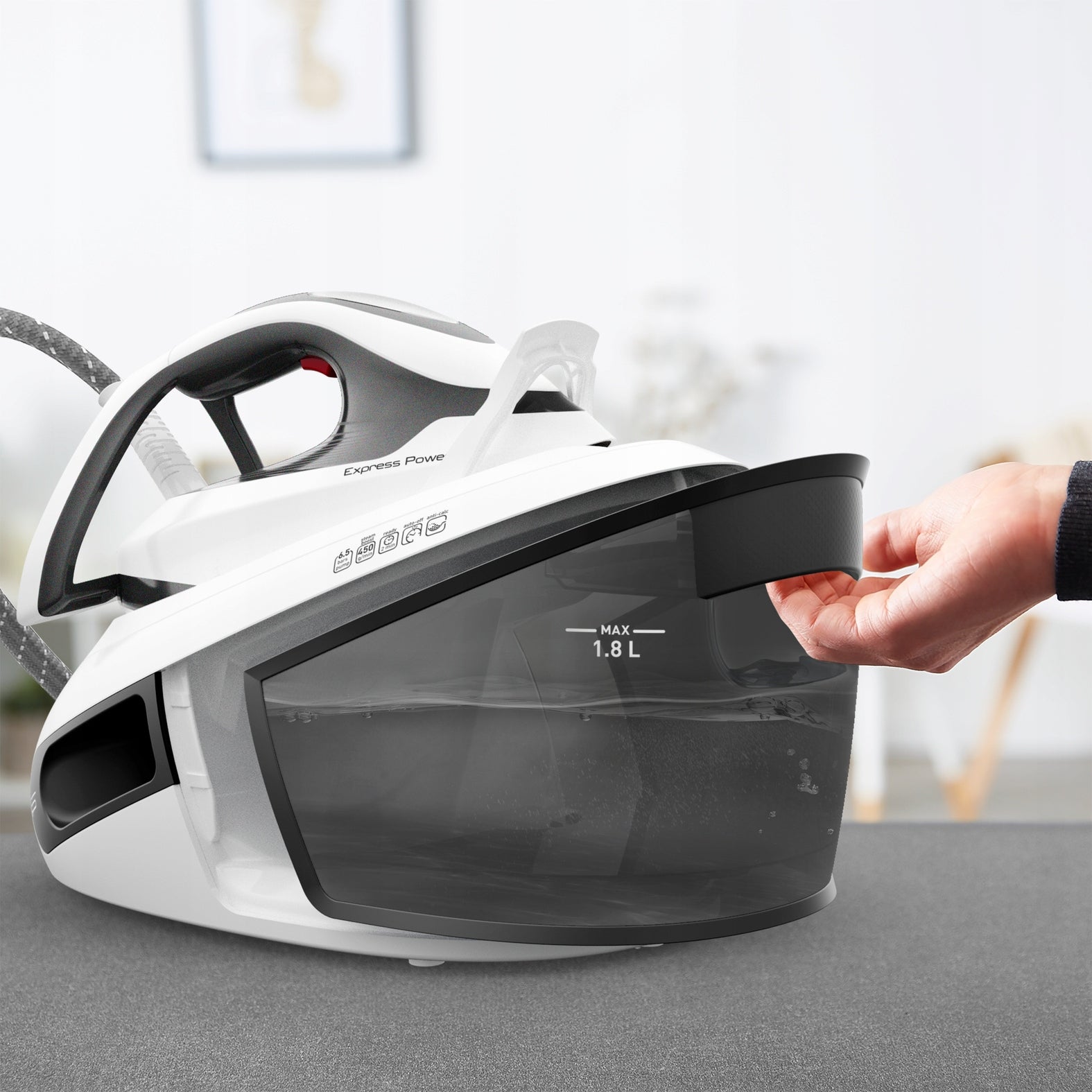 Steam generator TEFAL Express Steam SV8130 2800W 6.5 bar 450 g/min Durilium Steam generation 125 g/min