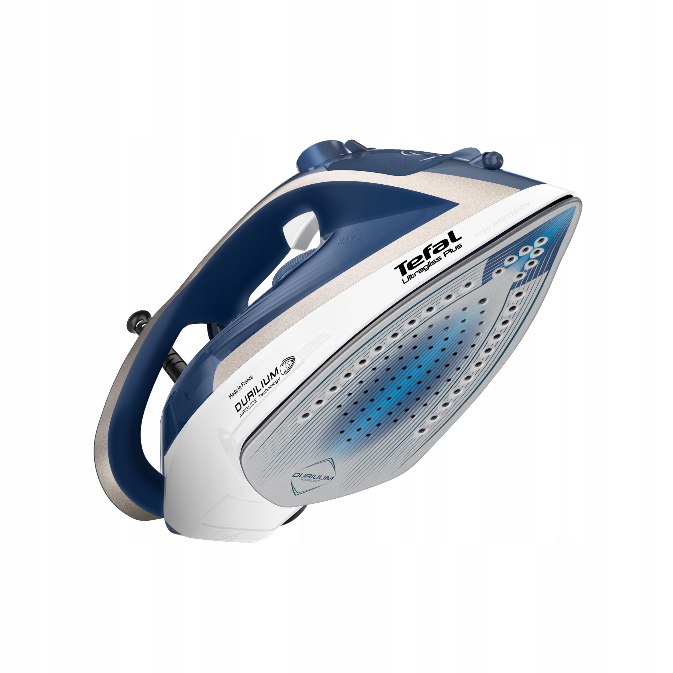 Steam iron Tefal Ultragliss Plus FV6812 2800W Durilium Anti-drip Dominant color blue