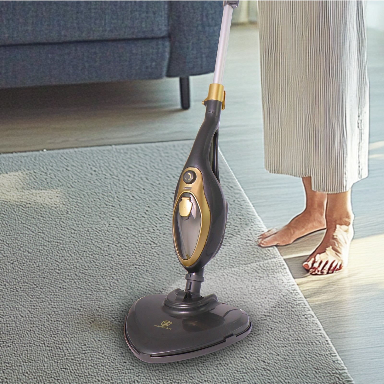 Steam mop SUPERLEX SY-806B Dominant color gray