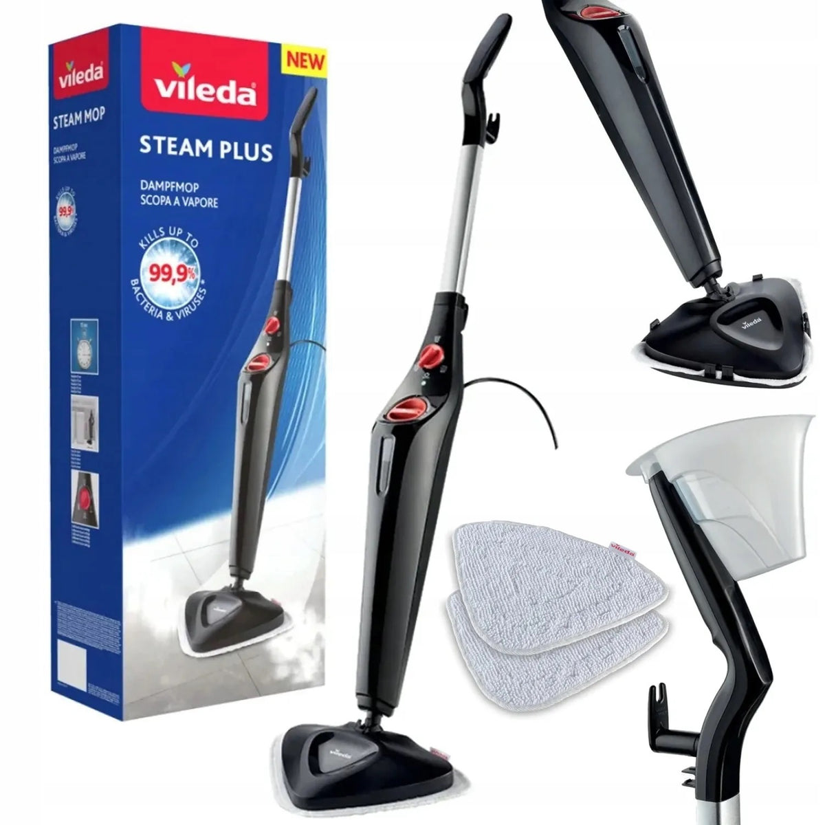 Steam mop Vileda STEAM MOP SET VILEDA