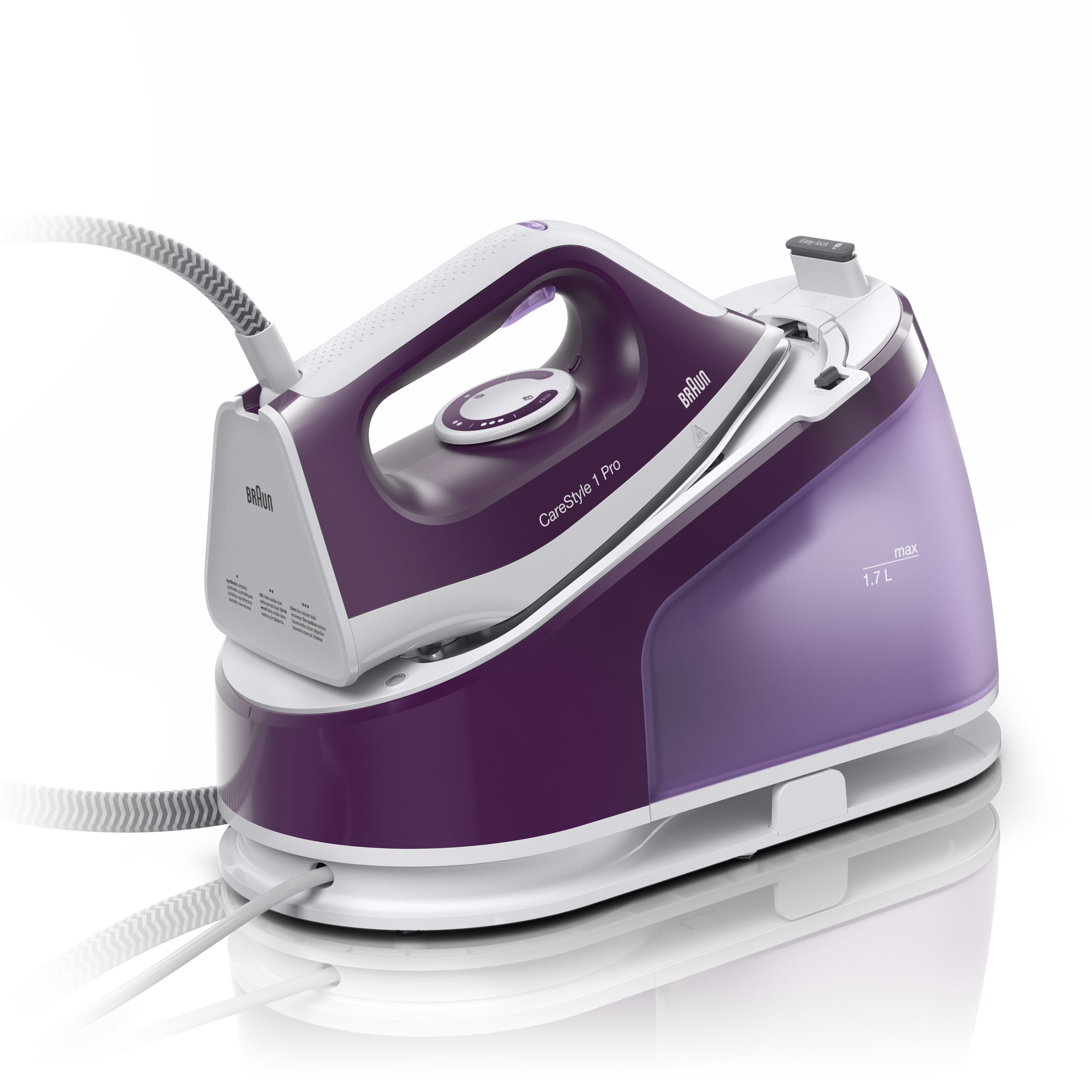 Steam station Braun IS 1514VI 2200 W purple and white Steam generation 120 g/min