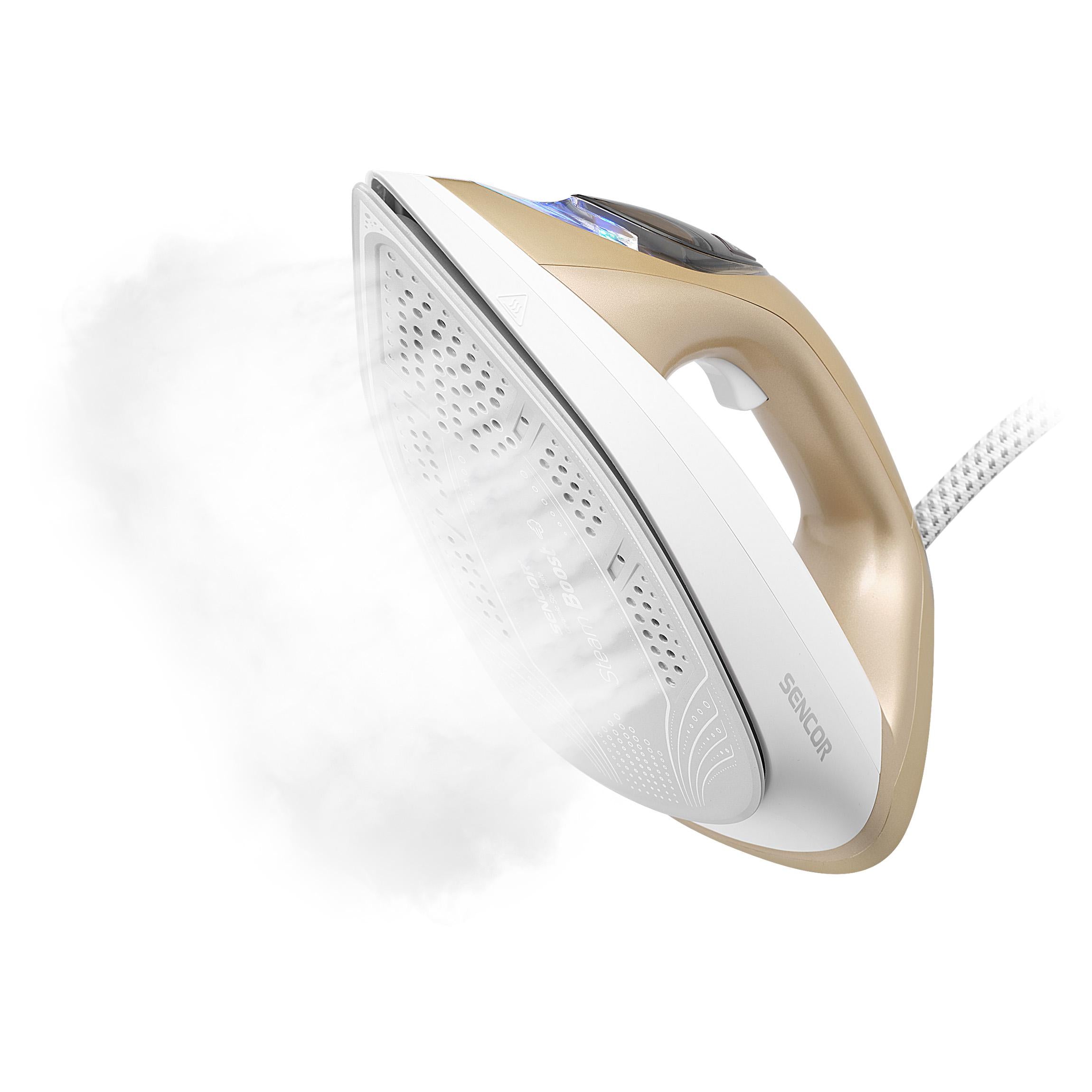 Steam station IRON SENCOR SSI 0810VT 2400 W Dominant color yellow/gold