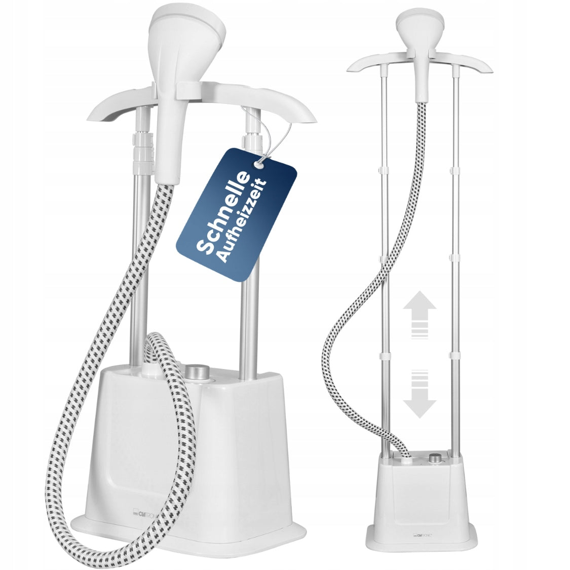 Steamer Clatronic Standing Clothes Steamer, Steam Presser 1600W