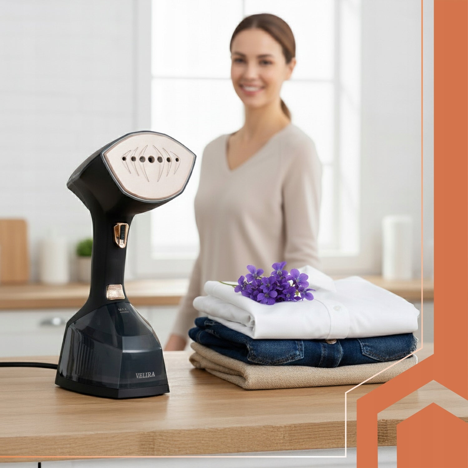 Steamer Clothes Steamer Iron Power 2000W Manual Simple Operation Brand Ruhhy