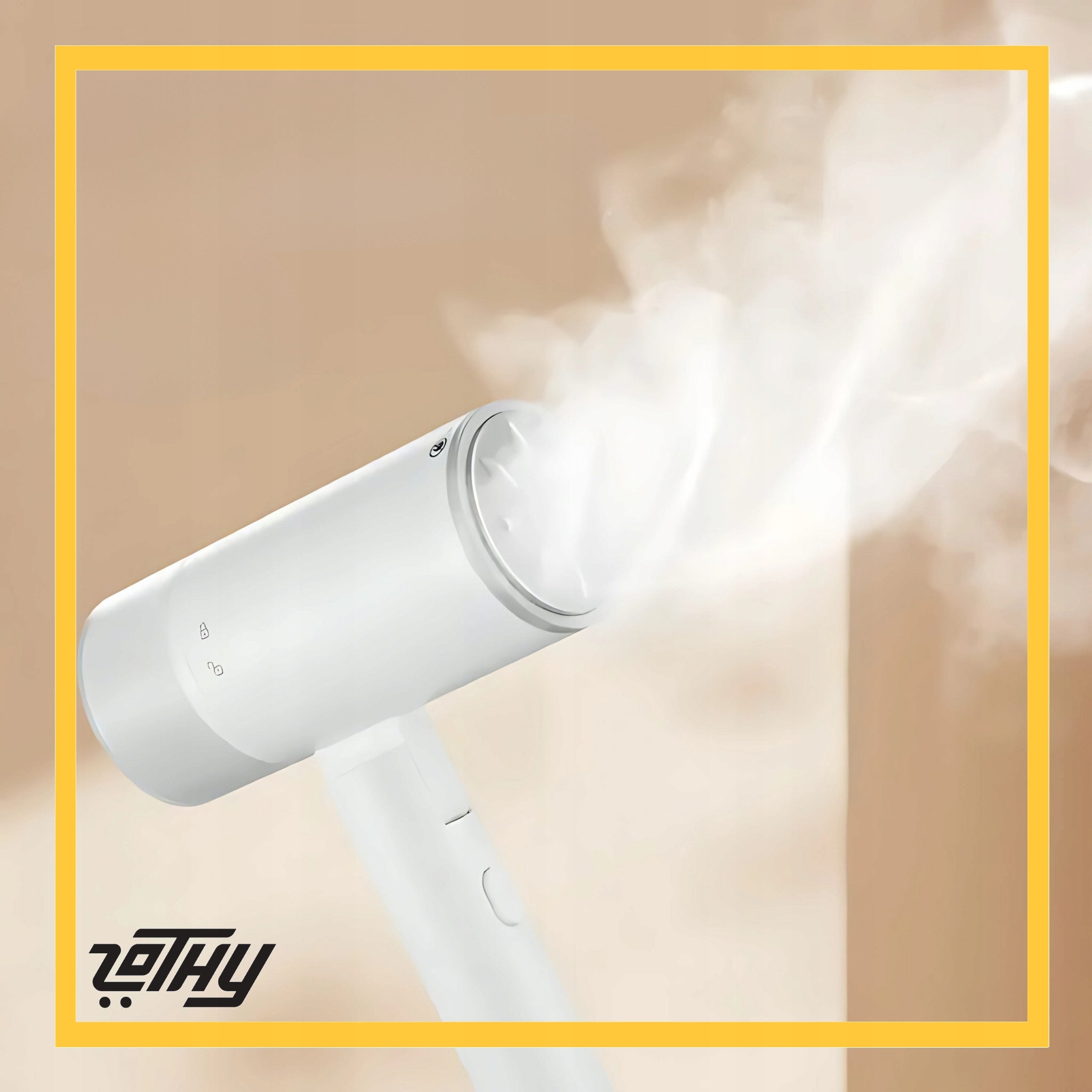 Steamer Folding Hand Steamer 1200W Iron for Ironing Clothes Dominant color white