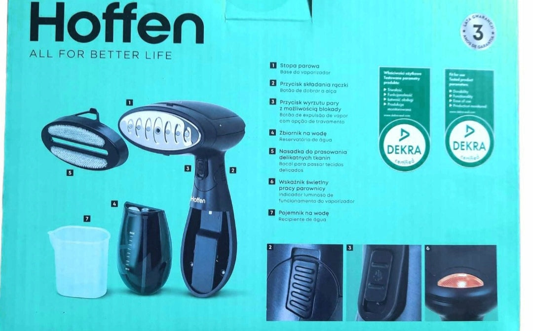 Steamer Hoffen steamer for clothes EAN (GTIN) 5905118029040