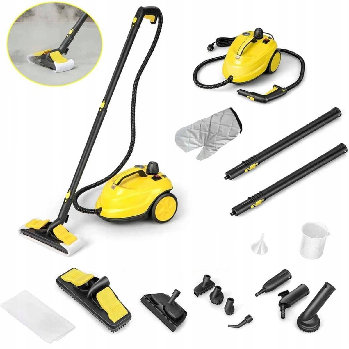 Steamer Steam Cleaner Steam Mop Pressure Cleaner SET XXL