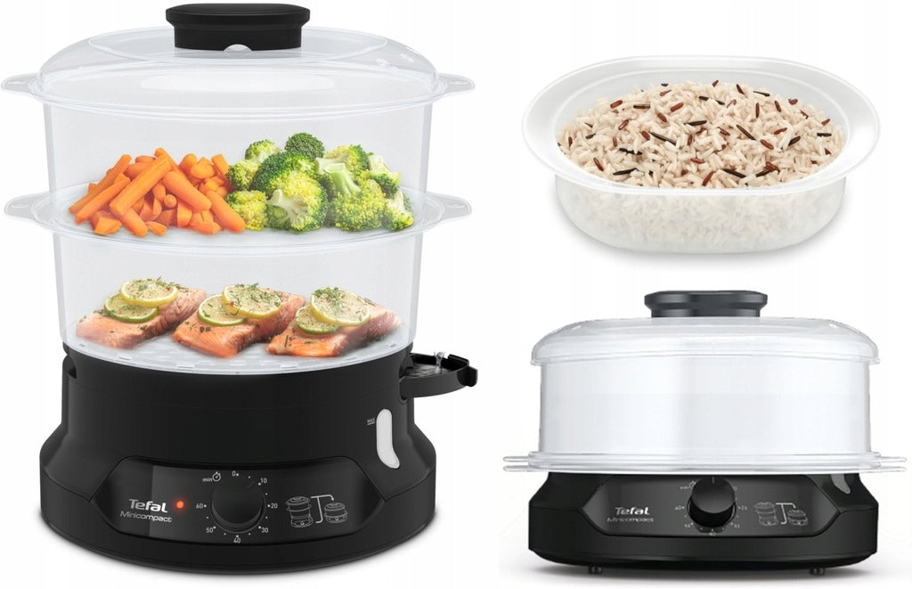 Steamer TEFAL VC139810 compact rice bowl