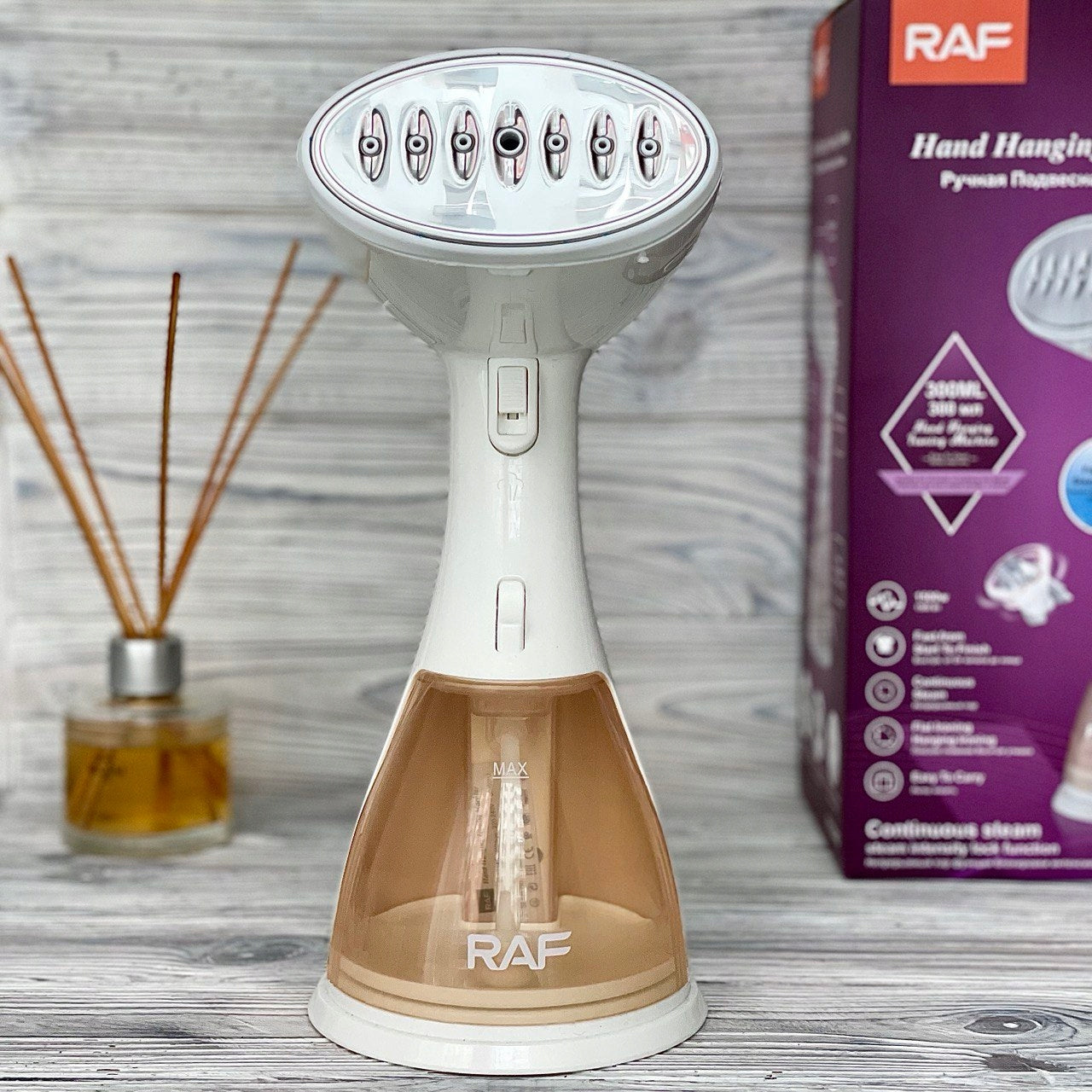 Steamer for clothes RAF R1214B Dominant color beige/brown