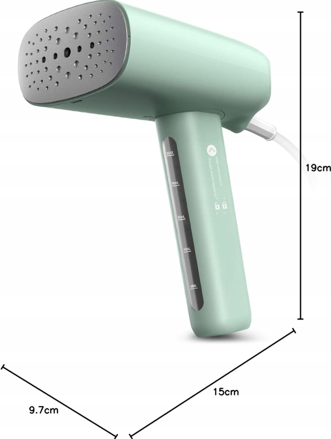 Steamer, steamer Homeasy MINT GREEN HE-S3 800 W Brand Homeasy