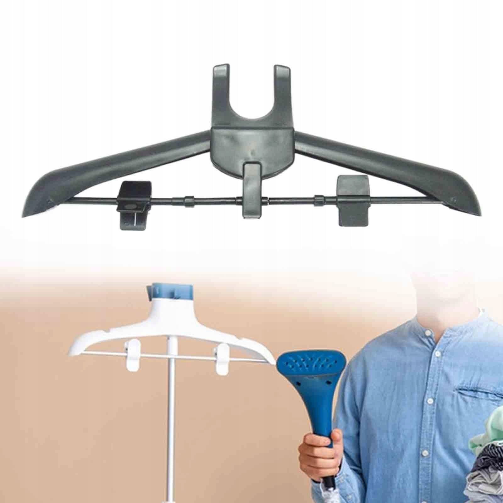 Steaming Clothing Rack Foldable Pants Hanger Portable Handheld Easy Black