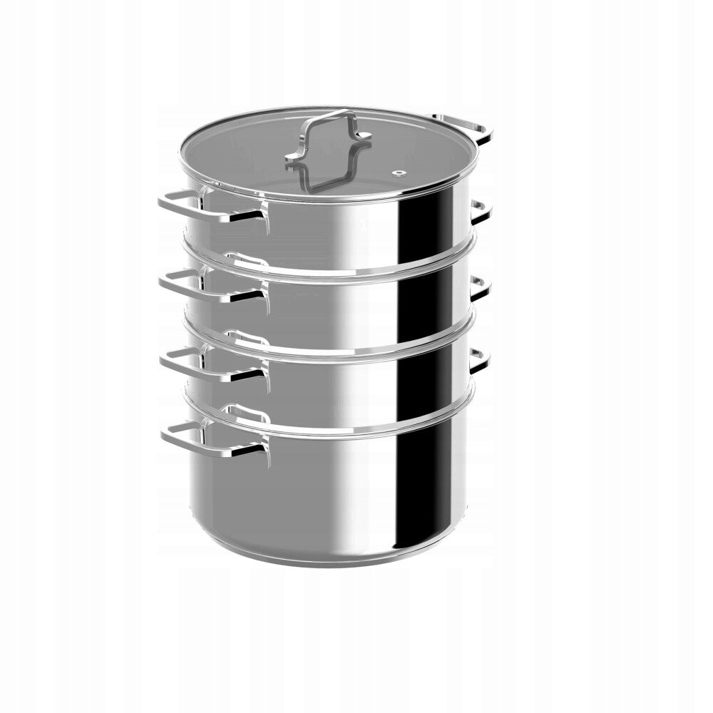 Steaming set 28cm stainless steel 8.5L Helix BergHOFF Number of items in the set 5
