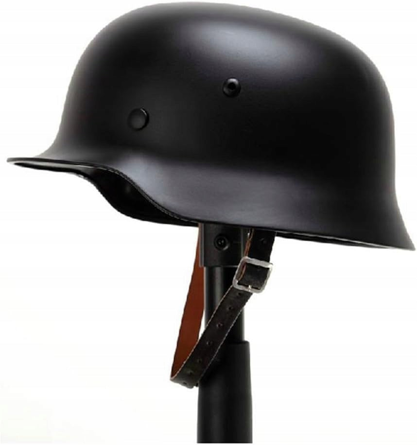 Steel Helmet OAREA M35 German Black Replica Motorcycle ASG