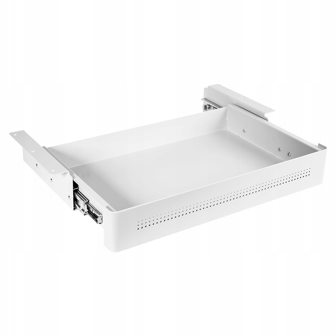Steel Under Desk Drawer 48x26cm 8kg Spacetronik undercounter white Manufacturer code SPB141W