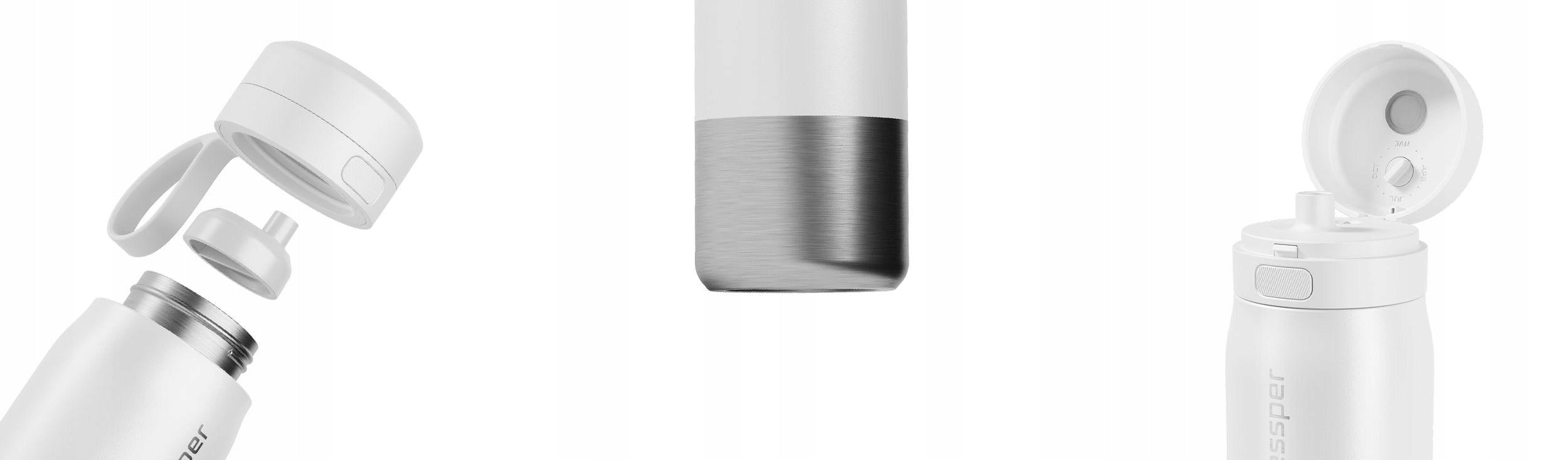 Steel filter bottle Wessper B2 Actitex water bottle 1L +3x filter Packaging status original