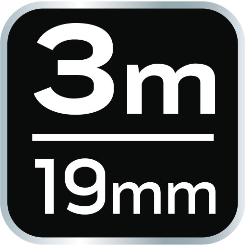 Steel rolled measure 3 m x 19 mm, magnet Brand NEO TOOLS