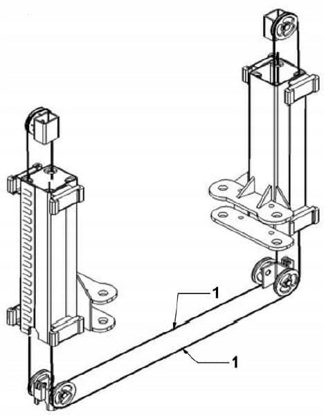 Steel rope of two-column lift ATH-Heinl Comfort, H3 (8,94m) Brand ATH-Heinl
