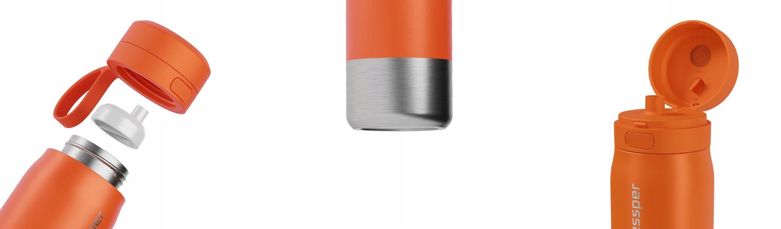Steel water bottle filter bottle with filter Wessper Actitex 700ml Packaging status original