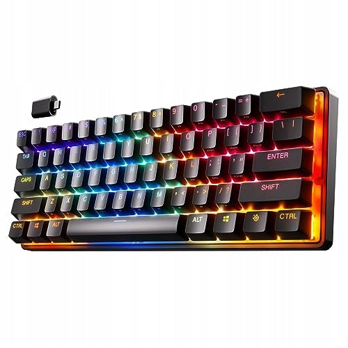 SteelSeries Apex Pro Mini Wireless HyperMagnetic Gaming Keyboard - World's Fastest