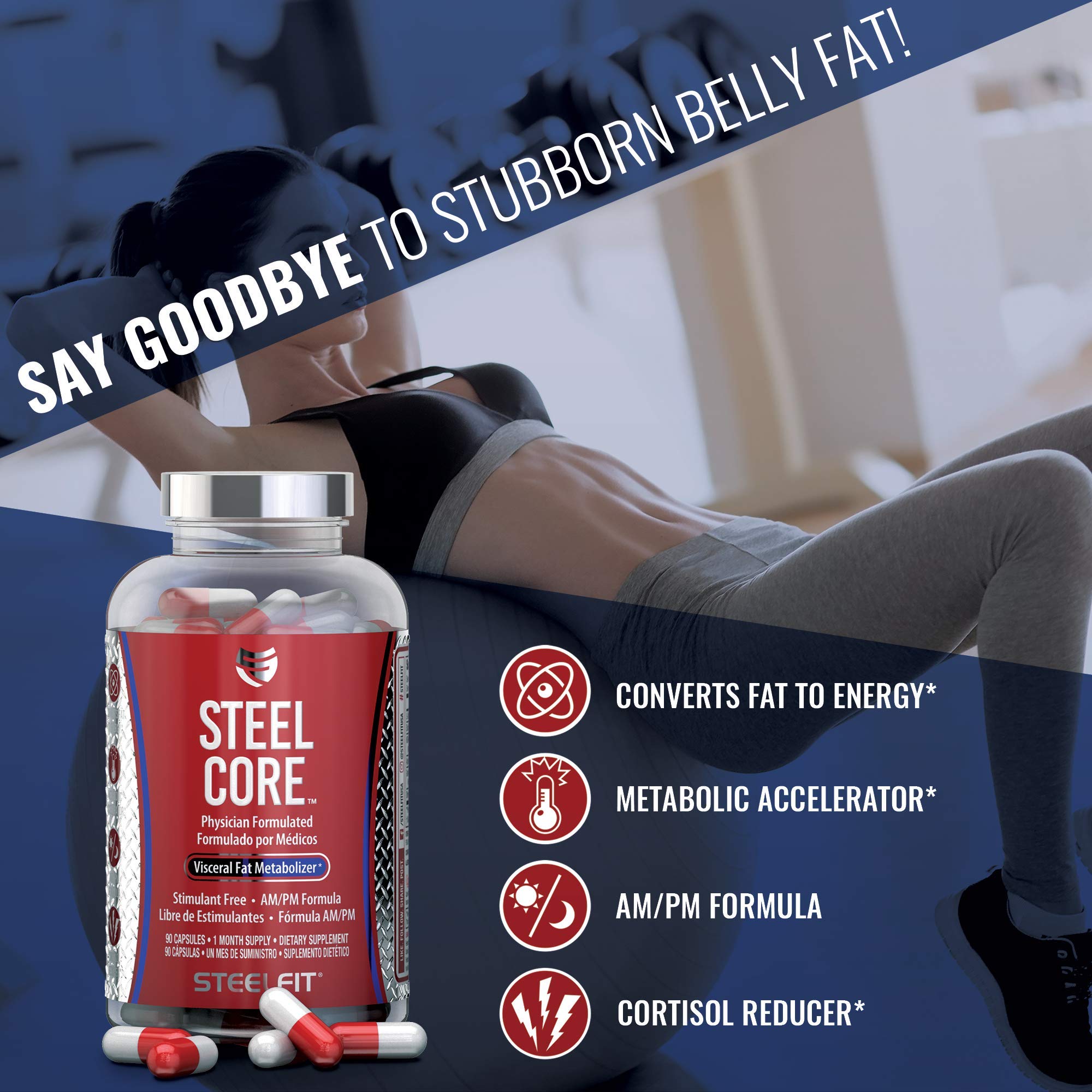 Steelfit Core fast fat burner slimming without caffeine and stimulants Weight 50 g