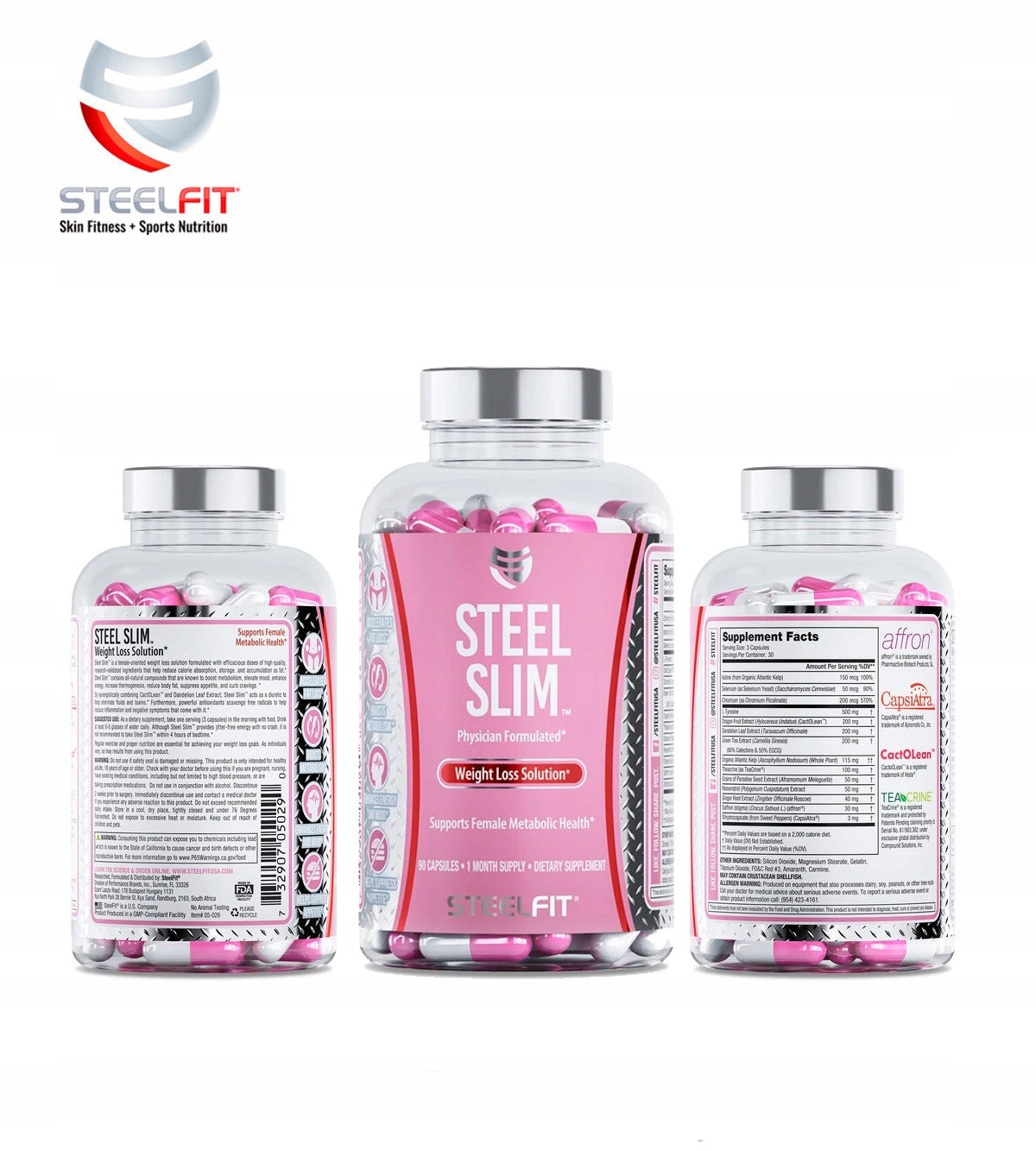 Steelfit Slim weight reducer fat burner slimming tablets women EAN (GTIN) 732907050290