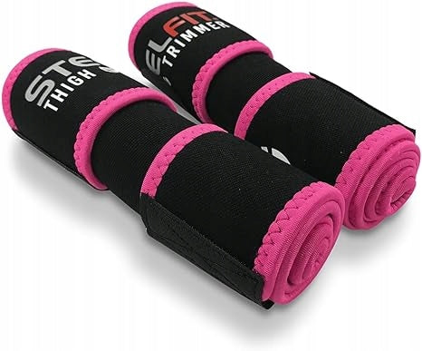 Steelfit thigh trimmers training bands one size left and right 2 pcs. Color black