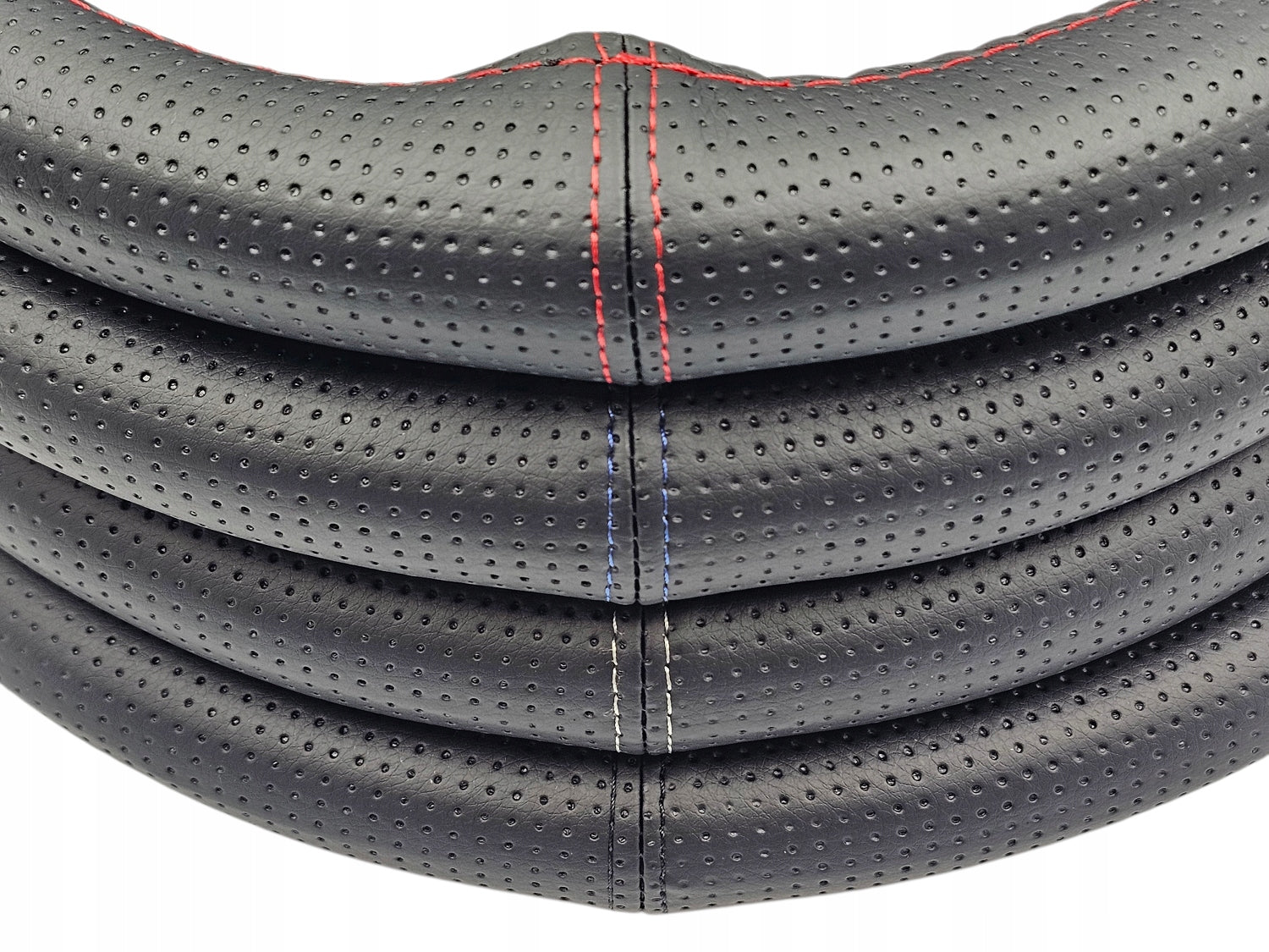 Steering Wheel Cover Leather Overlay LEATHER WITH ONE PIECE 37-39 Packaging status original