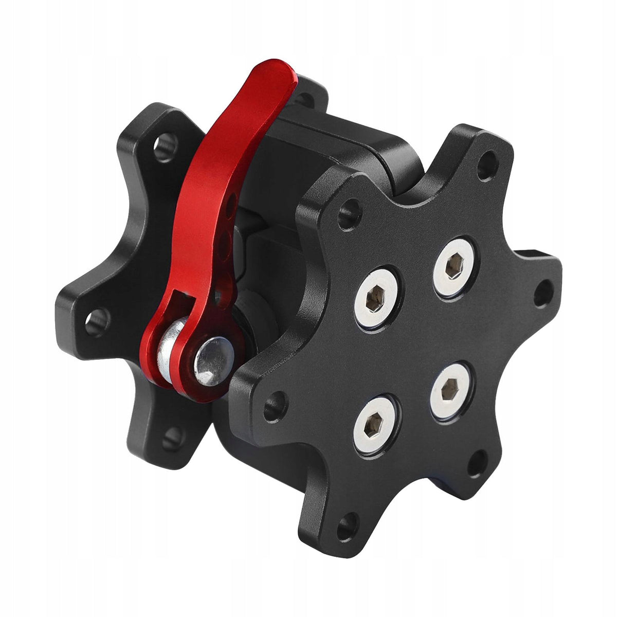 Steering Wheel Quick Release Adapter 70mm Easy Installation Black